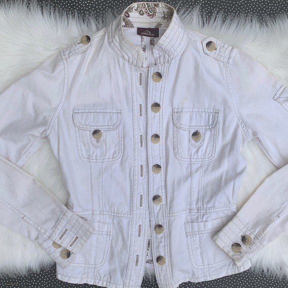 Jordache Jackets & Blazers - Vintage Jordache 100% Cotton Fitted Jacket size small